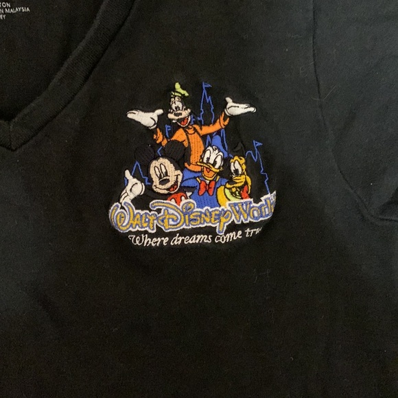 Embroidered Disney Parks V Neck - Picture 2 of 5